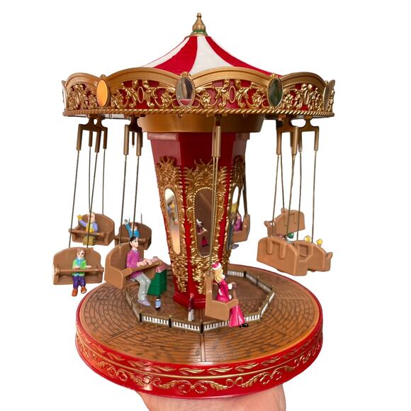 Mr Christmas Merry Brite Swing Carousel Music Not Working Vintage Decor READ - Picture 11 of 16